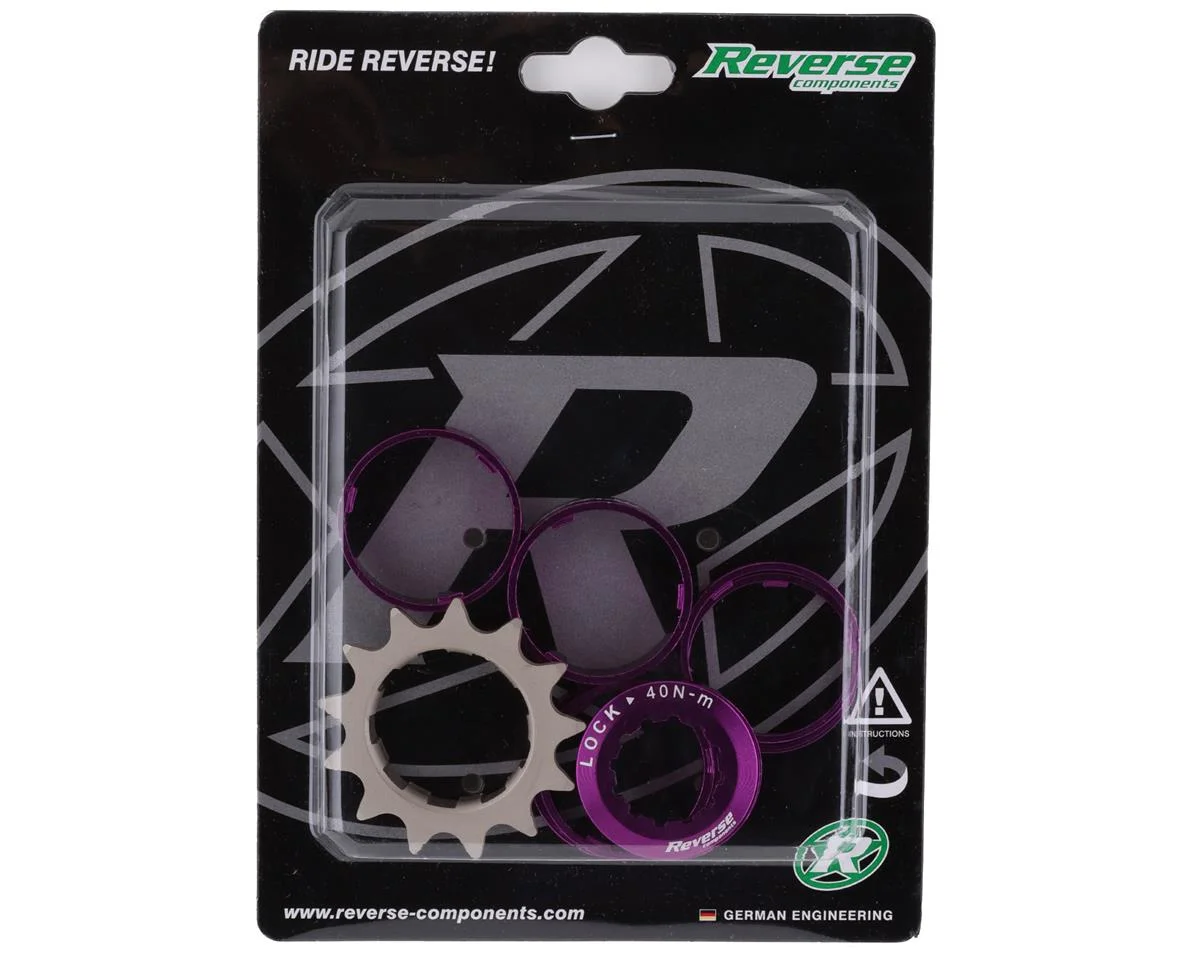 Reverse Components Single Speed Kit (Purple) (13T) - view 2